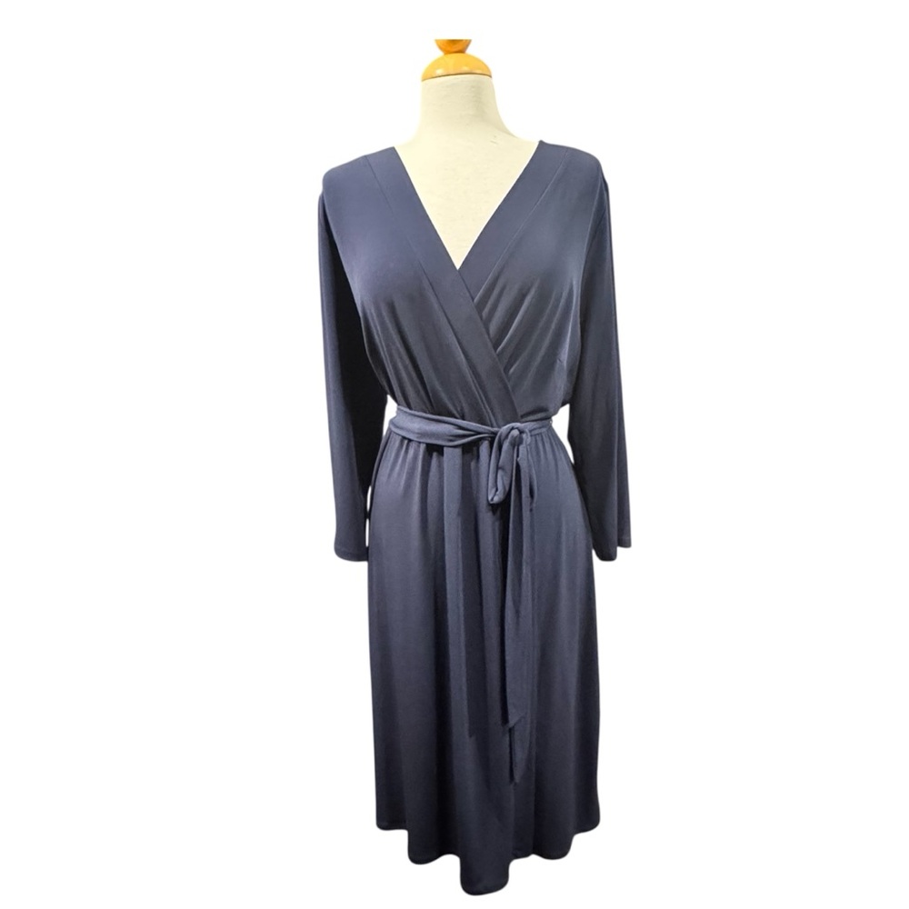 Lane Bryant Women's Long Sleeve Dress - Dark Blue